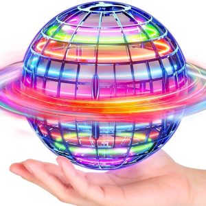 Hand-Controlled Flying Orb Ball – Hovering LED Light Toy for Indoor Play